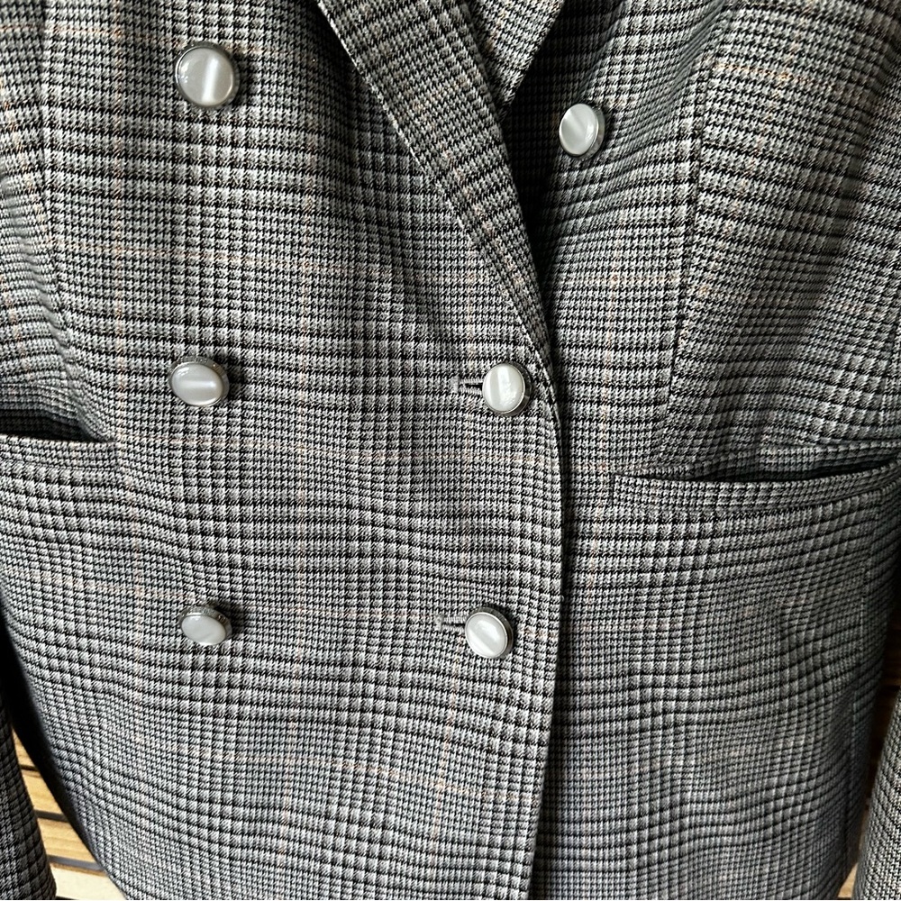 PAIGE Hollie Blazer - Grey Multi size M - Picture 6 of 10